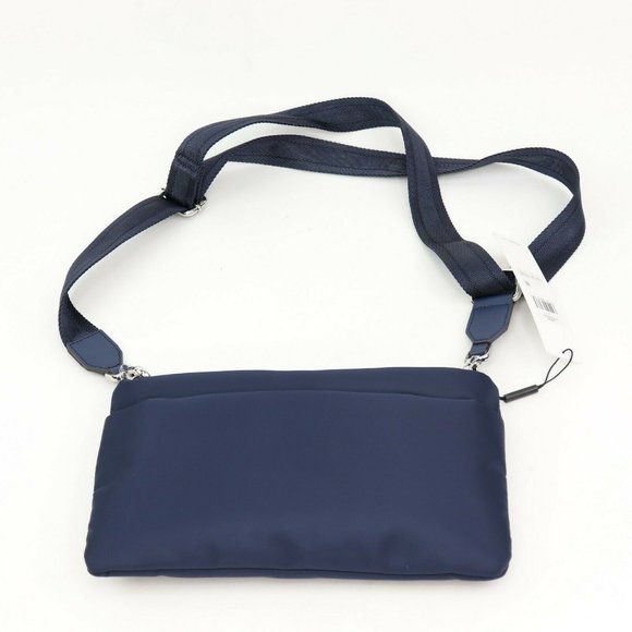 Calvin Klein Jaina Nylon Crossbody Navy Blue - Picture 3 of 6